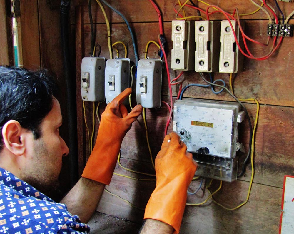 Electrical work